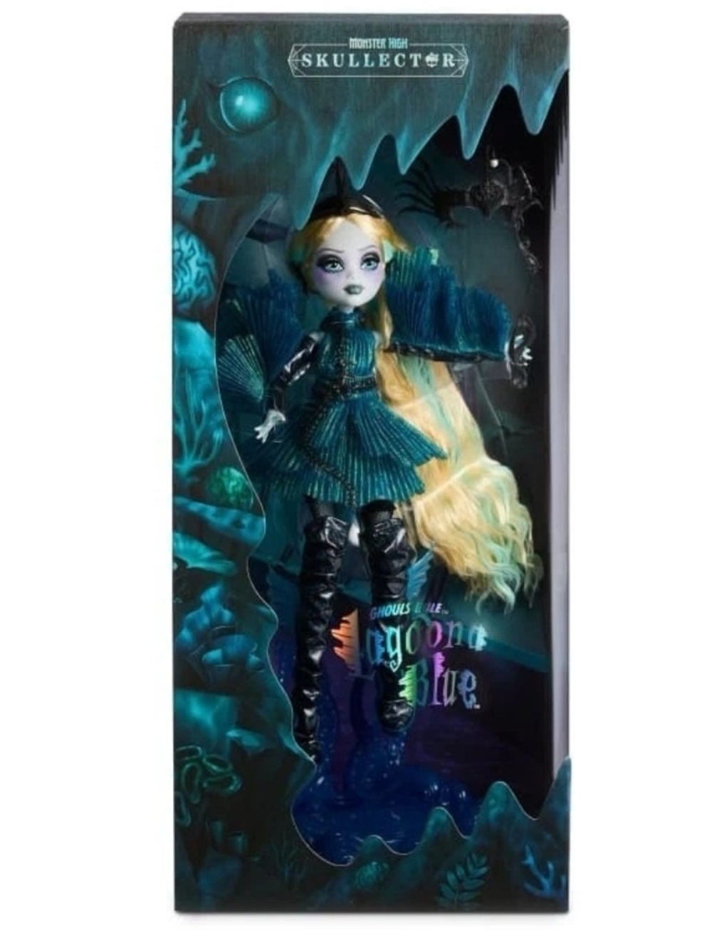 Lagoon Blue Doll in Teal Dress